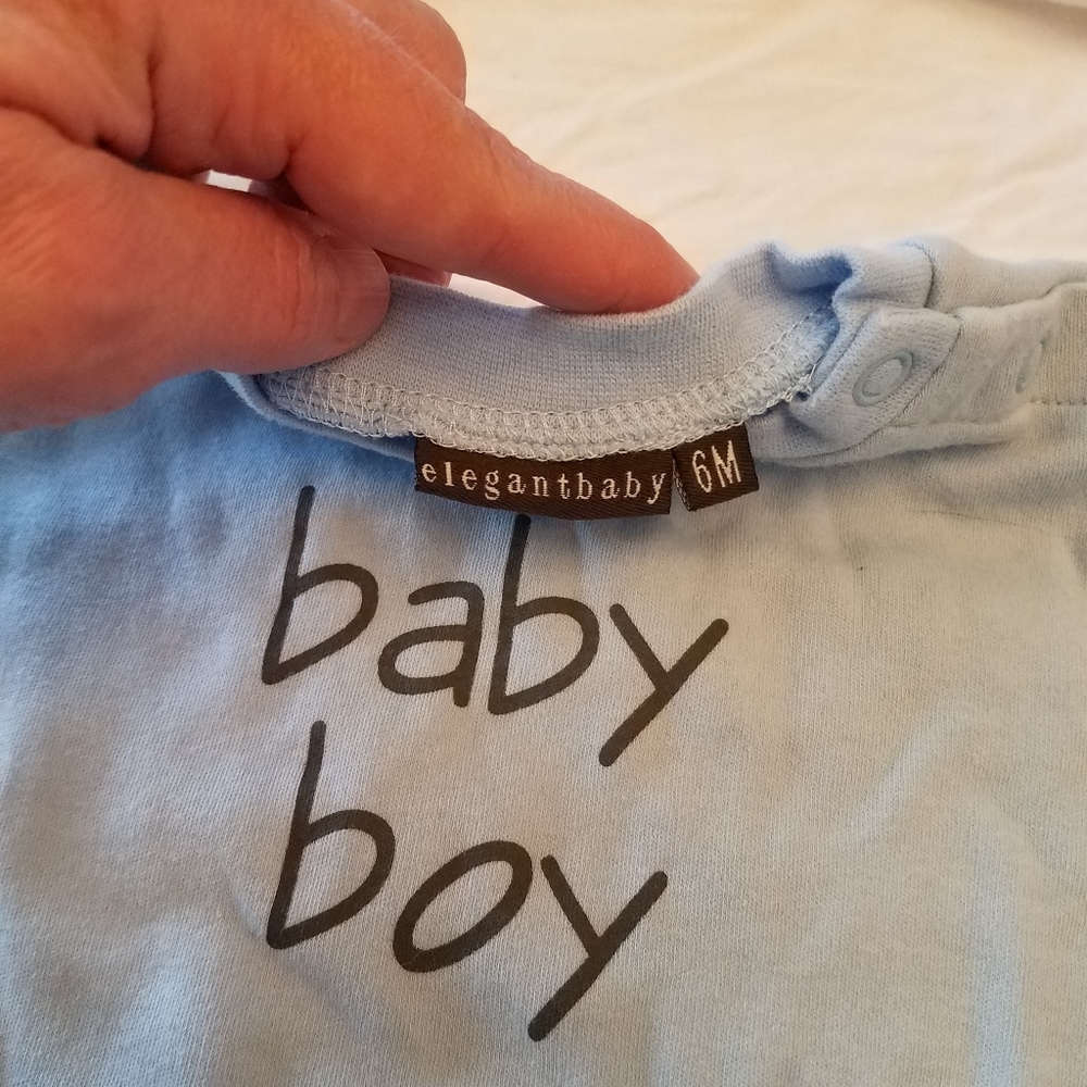 🎉HP🎉Elegant Baby, Baby Boy tee and pants set, 6M - Picture 3 of 8